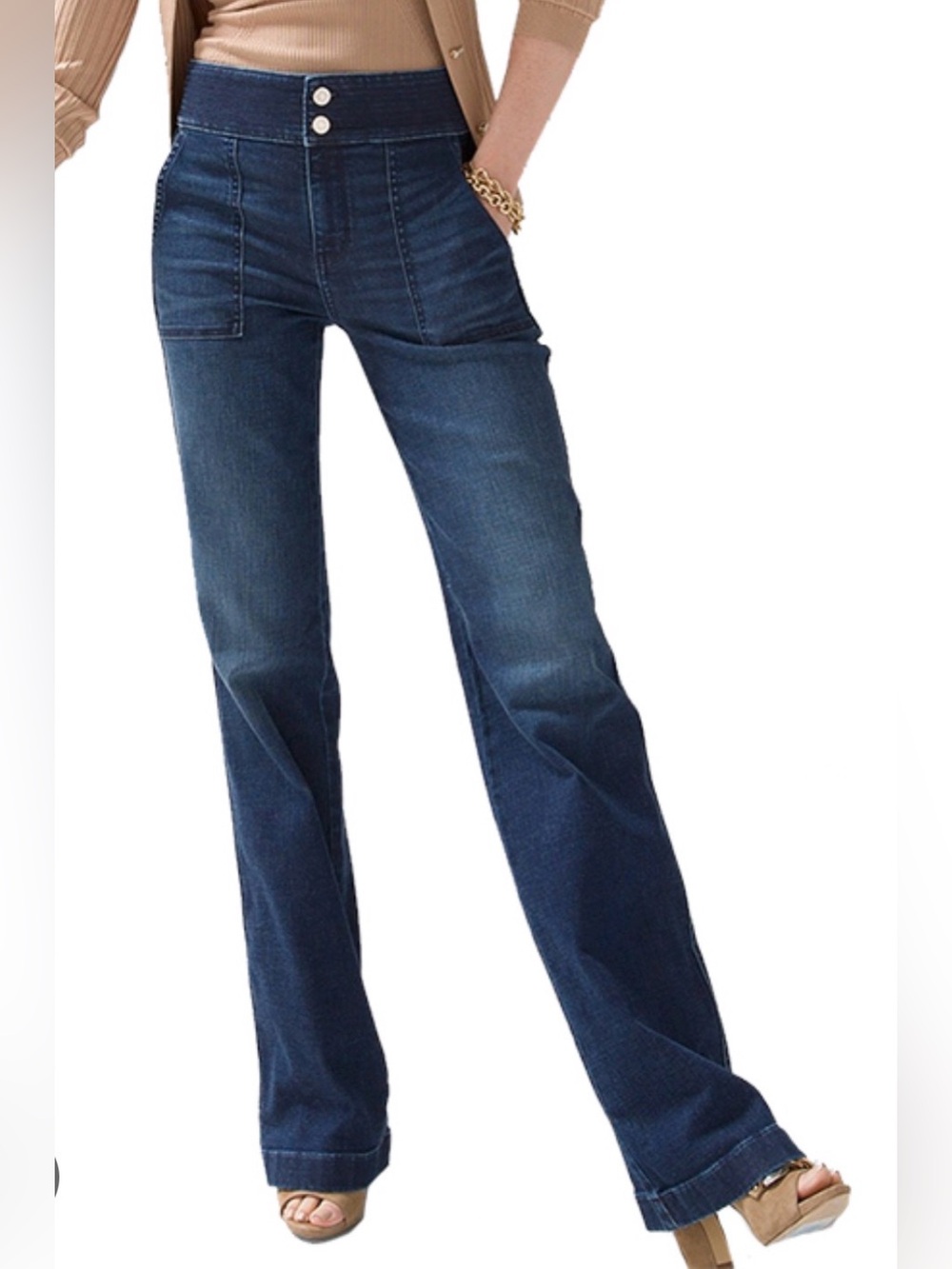 WHBM Extra High-Rise Everyday Soft Denim™ Trupunto Trouser Jeans